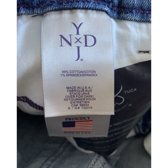 NYDJ Kendall Ankle Embroidered Pockets Not Your Daughter Jeans Women’s 4 Petite - Picture 9 of 12